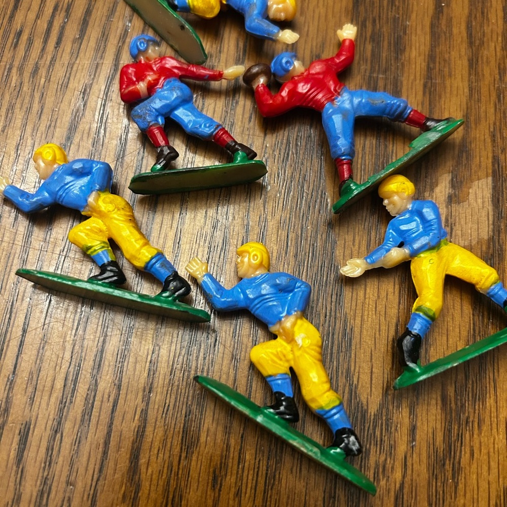 Vintage sports Player plastic figures